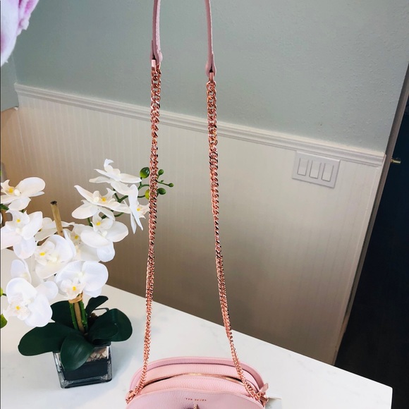 NWT Ted Baker leather pom Pom x body bag - Picture 7 of 8